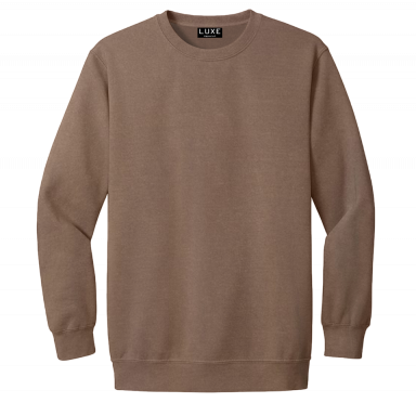 Adult Garment Dye Crewneck Espresso (GDCN-100)